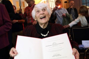 The oldest PhD student in the world (aged 102)