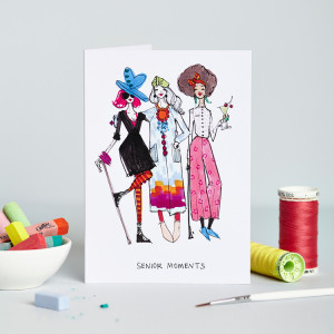 A fabulously fashionable new range of greetings cards