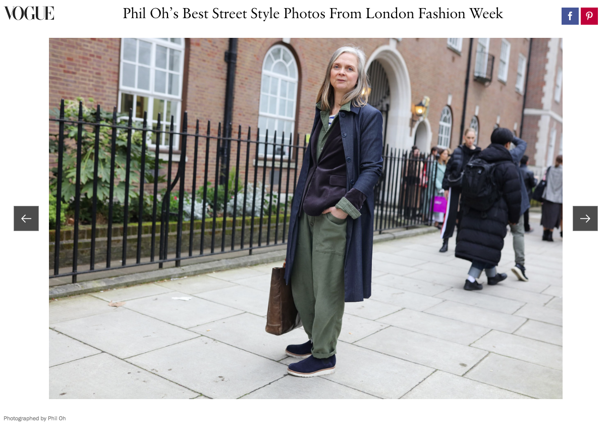 Vogue street style: two older women make surprise London Fashion Week  appearance — That's Not My Age