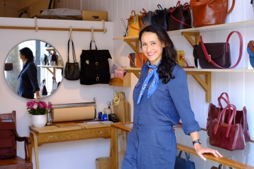 Creative women at work: bag designer Mimi Berry