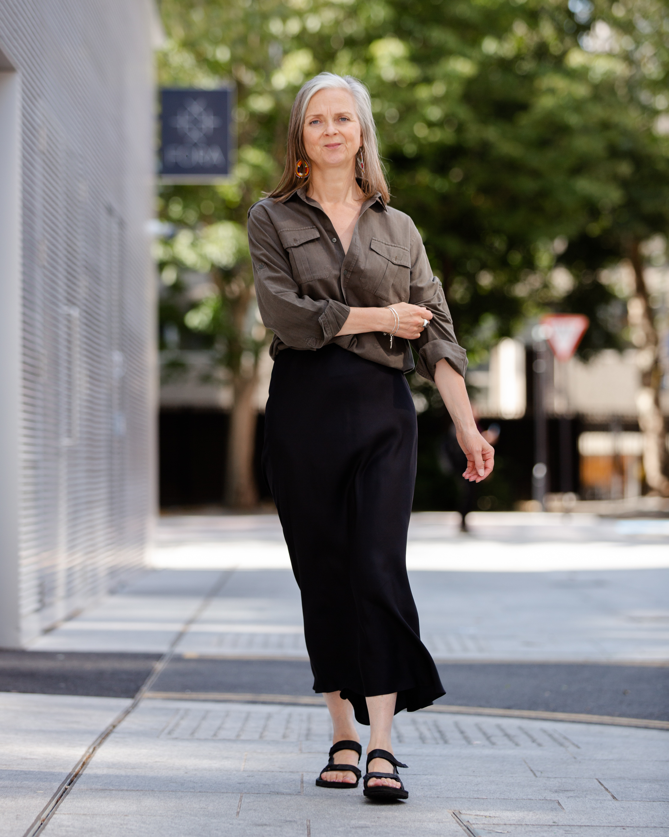 Wearing old clothes in a new way (revisiting the silk slip skirt) — That's  Not My Age