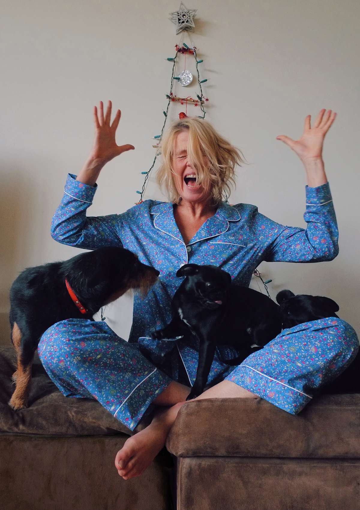 Love this Jeny Howorth in Liberty print pyjamas — That’s Not My Age