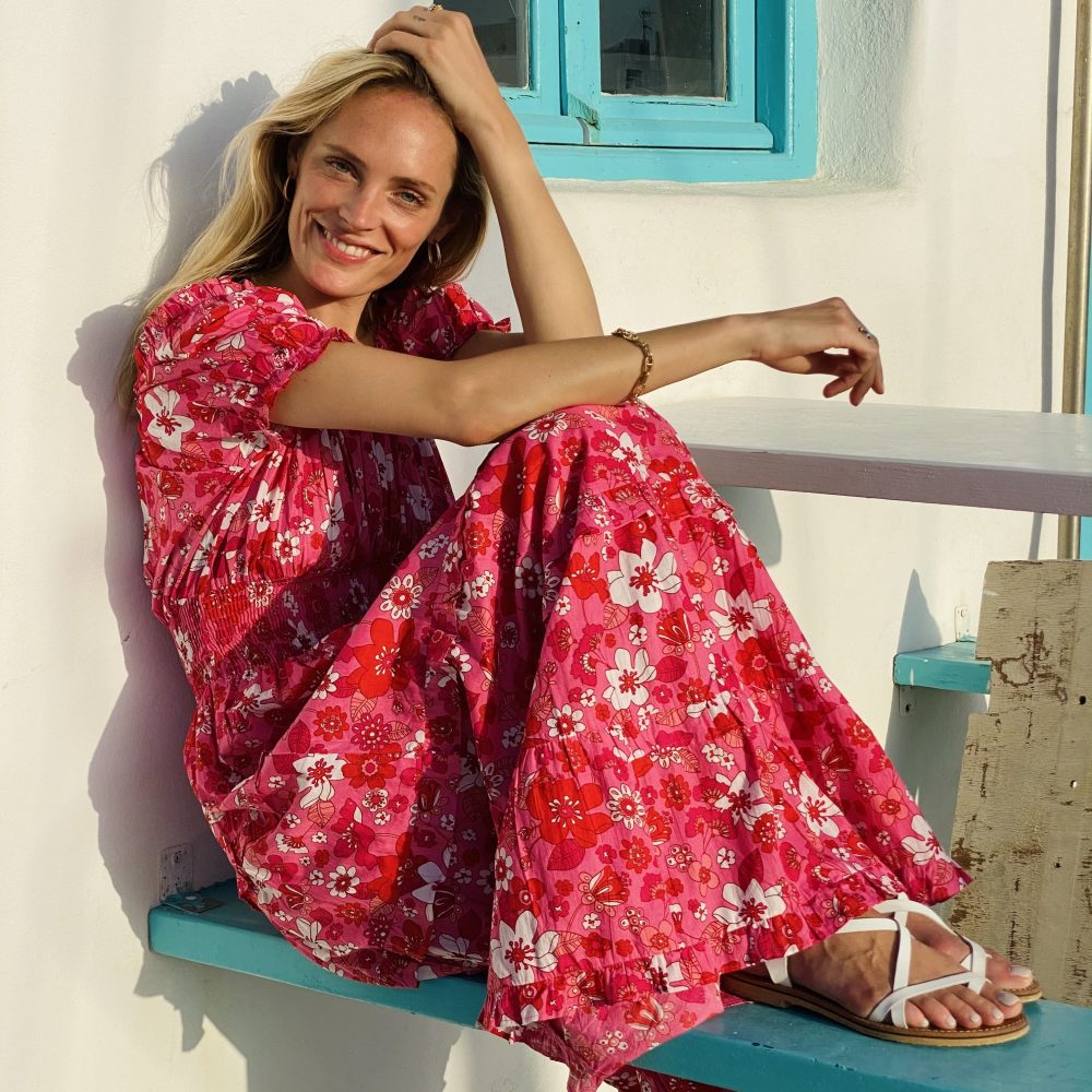 Take a ‘holiday at home’ in a joyful summer dress from Pink City Prints