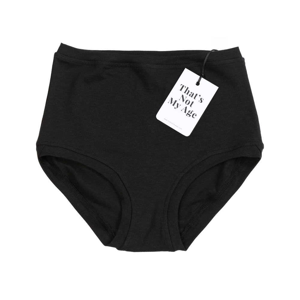 Target 2 Pack Cotton Seamfree Midi Briefs - Black