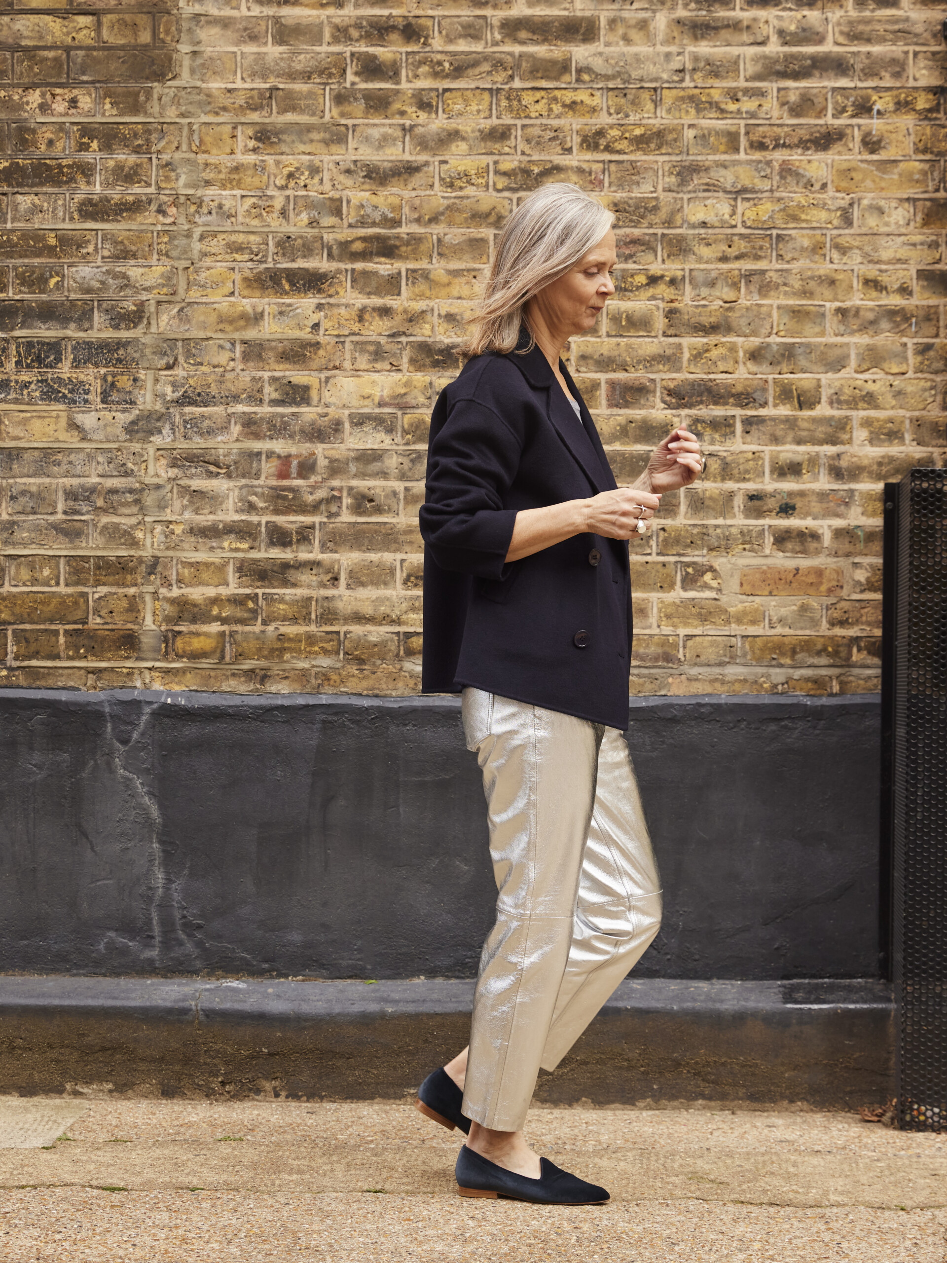 Things you never knew you wanted: a pair of shiny, silver trousers — That's  Not My Age